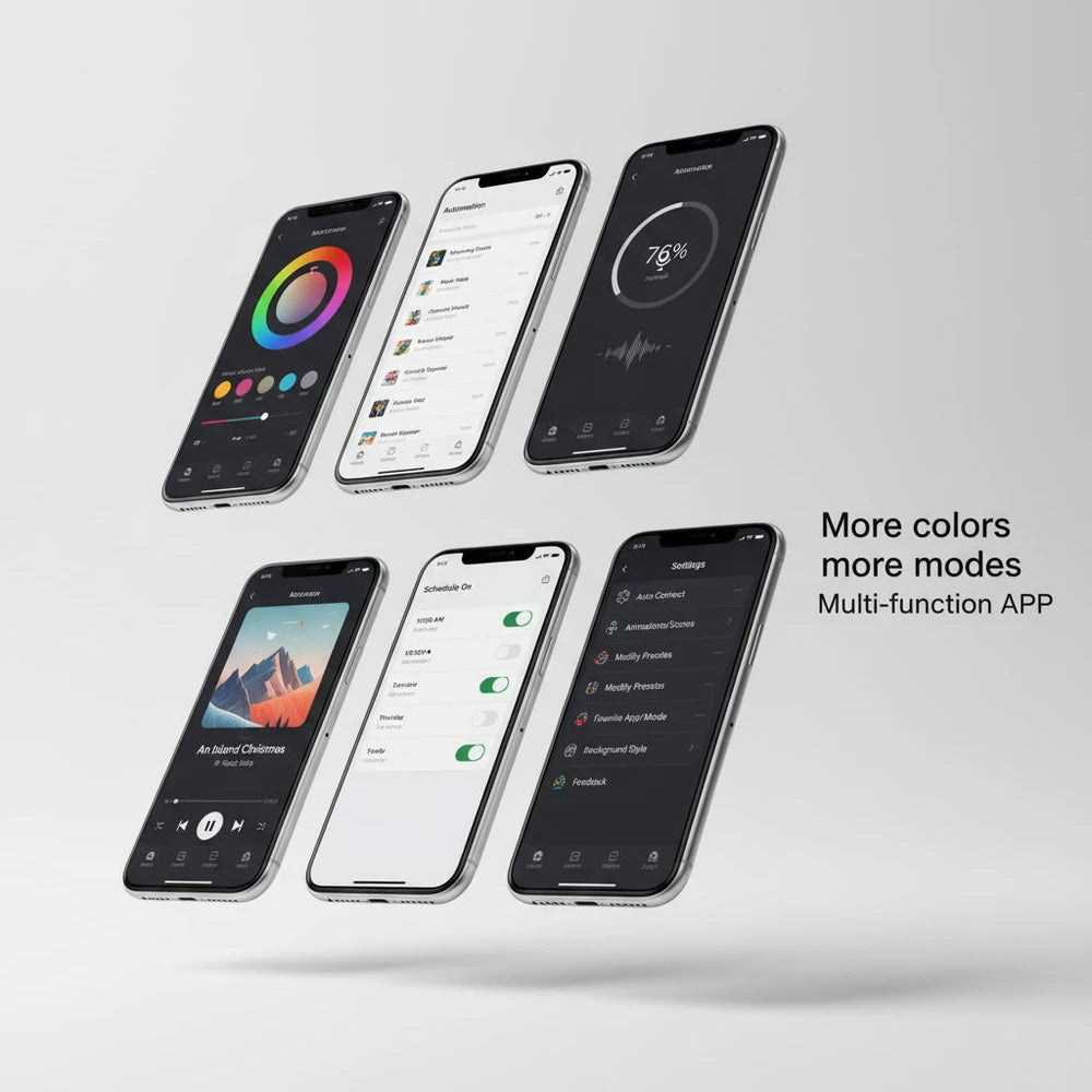 Iluminación Ambiental para Consola Central RGB – Control por App